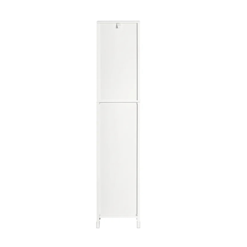 Bathroom Tall Cabinet with Shelves & Drawers, Slim MDF Storage Unit
