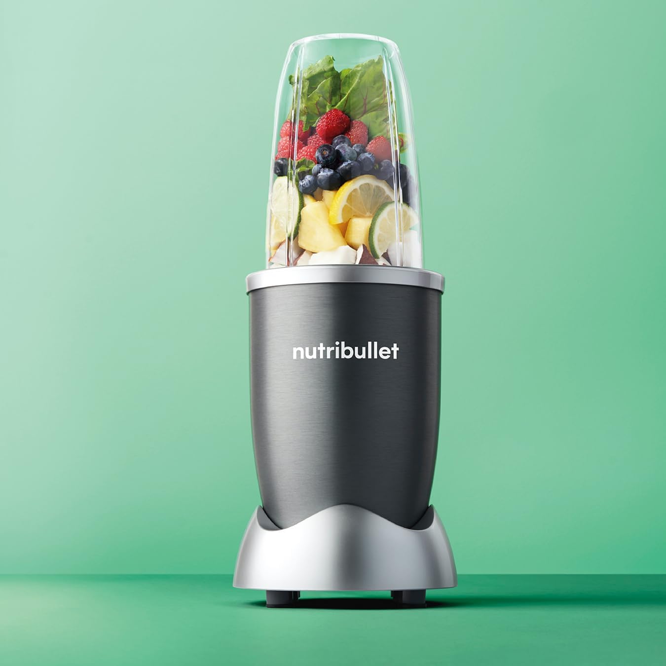 Nutribullet 600 Series Blender – 600W, 20,000 RPM, Smoothie Maker, 7-Piece Kit, Grey