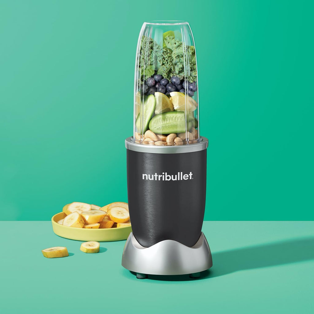 Nutribullet 600 Series Blender – 600W, 20,000 RPM, Smoothie Maker, 7-Piece Kit, Grey
