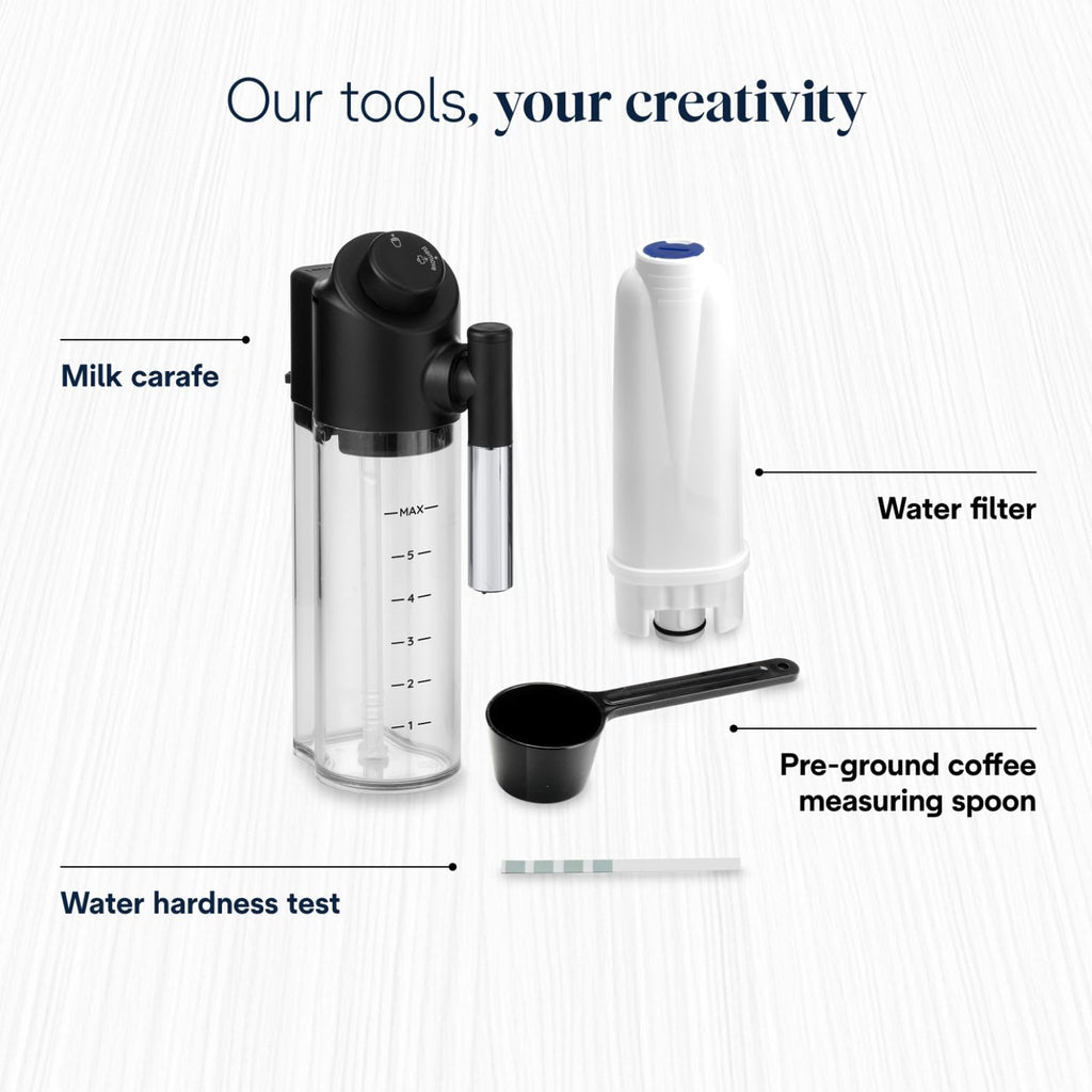 De’Longhi Magnifica Evo Next - Perfetto Automatic Coffee Machine with LatteCrema Automatic Milk Frothing, 13 One-Touch Drinks, Colour Touch Display, Silver Black (ECAM310.80.SB)